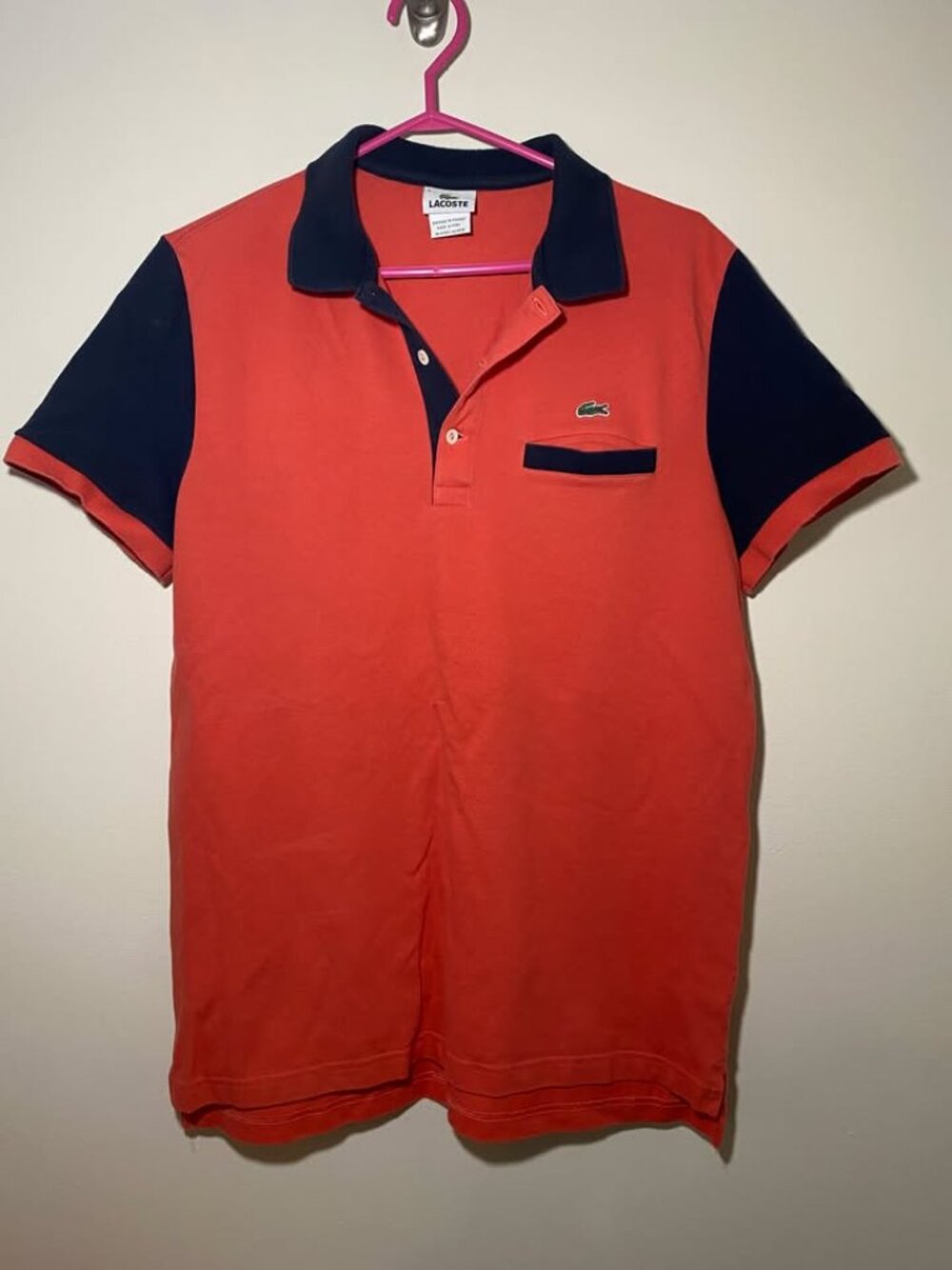 Lacoste Colourblock Polo – Men's size 6 / US Large